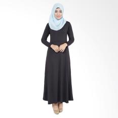 Elzatta Gamia Adela Busui 801 Gamis Muslim Wanita - Black