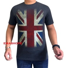 Ema Shope - Kaos Distro T-Shirt Distro Atasan Pria Wanita Cotton Combed 30s Baju Distro Cowok Cewek Pakaian Fashion Gambar Group Music Band Penyanyi Rock Pop The Beatles Bendera Keren Bagus Modis Moderen - Hitam