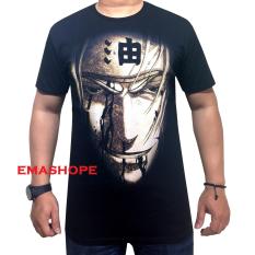 Ema Shope - Kaos T-Shirt Distro Atasan Pria Wanita Cotton Combed 30s Baju Keren Cewe Cowo Pakaian Fashion Populer Bagus Casual Gambar Kartun Anime Jiraya Naruto Guru Hebat Anime Sasuke Naruto Superhero Marvel Kaos Distro - Kaos Hitam