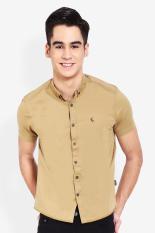 Emba Jeans Men Clothing Shirts Formal Shirts Pria Pakaian Shirts Shirts Formal Chocolate Cokelat Diskon discount murah bazaar baju celana fashion brand branded