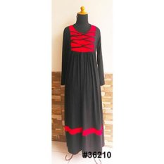 Endang The Villlage Product Dress Gamis Wanita Busui - Hitam