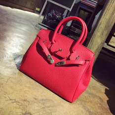Eropa Dan Amerika Serikat Gesper Tas Model Hermes Tas Besar (Merah)