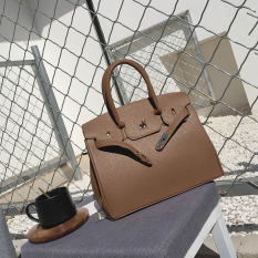 Eropa Dan Amerika Serikat Musim Semi Baru Tas Model Hermes Modis Tas Wanita (Brown)