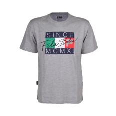 Fila Baju Kaos Esbire - Dark Grey Melange