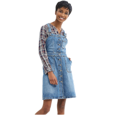 Esprit 027CC1E019 Women's Dresses - Blue Medium Wash