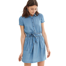 Esprit 037EE1E004 Women's Dresses - Blue