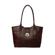 Etienne Aigner USA Venice Work Tote Chocolate 72289 Leather Authentic Original