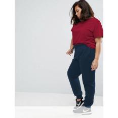 Okechuku EVA Celana Panjang BIG SIZE Wanita / Celana Jumbo Wanita (Navy)