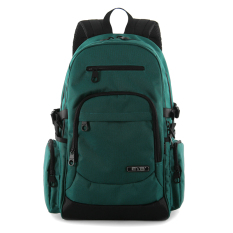 EVB Korea Fashion Style komputer bisnis kapasitas besar ransel perjalanan tas ransel (Hijau gelap hijau)