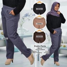 EVELYN PANTS CELANA PANJANG WANITA BAHAN KATUN VERSUS MODIS CELANA KULOT HIJABERS KOREAN