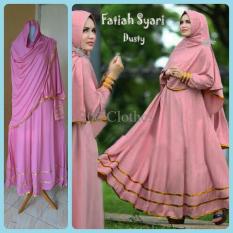 Exclusive Grosir Gamis Syari Fatiah Dusty (Pusat-Konveksi-Produsen) Termurah