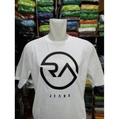 EXCLUSIVE KAOS OBLONG RA JEANS(PUTIH) RA JEANS