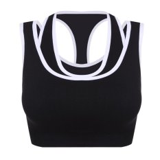 Latihan Fitness Women Sport Padded Bra Pesta O-leher Tak Berlengan Tank Yoga Top (Multicolor)-Intl