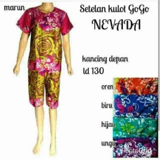 Exlclusive Daster Setelan Celana Kulot Nevada Baju Hamil Tidur Busui Jumbo Kado