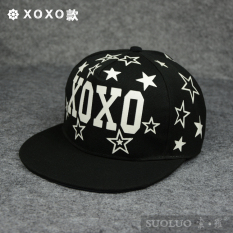 EXO Baru Perempuan Musim Panas Topi Pria Topi Hip Hop (B0125XOXO Model)