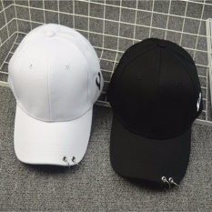 EXO Hitam Putih Sehun Bisbol Snapback Topi Hip Hop Topi Unisex Adjustable KPOP-Intl
