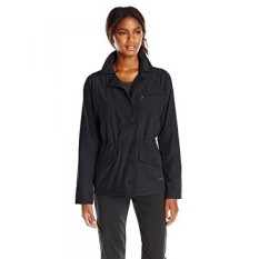 ExOfficio Womens Round Trip Jaket, Hitam, Kecil-Intl