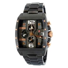 Expedition Jam Tangan Pria - Hitam Dop - Tali Rantai - E6636M