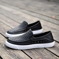 Ledakan Jual Pria Menyumbat Sandal Musim Panas Sandal Pantai Sepatu 102 (hitam)-Intl