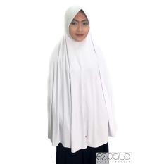 Ezpata jilbab bergo untuk umroh warna putih
