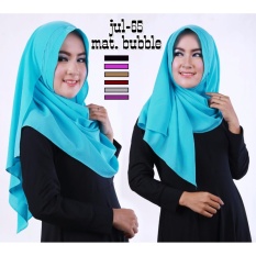 Ezpata Jual Pashmina Instan Raisa Polos - Hitam