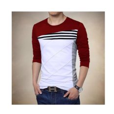 F Fashion Baju Pria Darren - Maroon / Baju Pria / Kemeja Pria / Baju Santai Pria / Baju Muslim Pria / Kemeja Formal / Atasan Pria