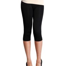 Faf Galeri Celana Legging Wanita 7/8 Spandex - Hitam