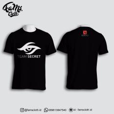 Fams Cloth Kaos Team Secret Dota2 Lengan Pendek - Hitam