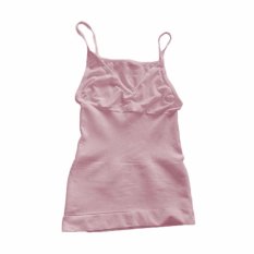 Fancyqube Pembentuk Panas dari Wanita Top Bra Perawatan Payudara Setelah Payudara Pengiriman Wide Body Perut Membentuk Pakaian Dalam Seamless Pinggang Kaus Pelangsing 5 Warna Straps Pink-Intl