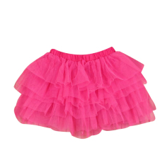 Fang Fang Gadis Anak Dancewear Tutu Pettiskirt Gaun Putri Bouffant Rok (Rose)
