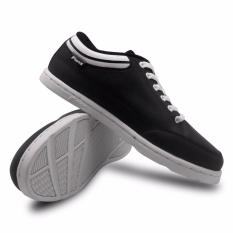 Fans Mulo BW Sepatu Sekolah Kasual Anak dan Dewasa - Hitam-Putih