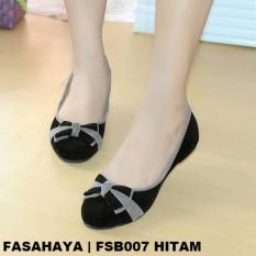 Fasahaya Sepatu Wanita Flat Shoes Ballet Cantik Terbaru Murah FSB007 Hitam