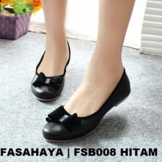 Fasahaya Sepatu Wanita Flat Shoes Ballet Cantik Terbaru Murah FSB008 Hitam