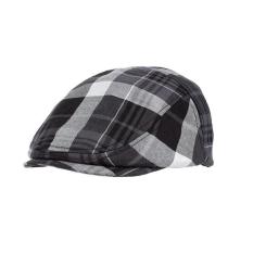 Faseno Topi Pria Painter Seniman Pelukis Flatcap Newsboy Shaggy Dog Beret Hat Tartan2 Besar Hitam