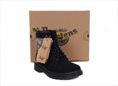 Merek Fashion Klasik Dr. Marten's Wanita dan Pria 1460 Paten Hitam Lamper Boots Retro Casual Ankle Boots Cowboy Biker Motor Luar Ruangan Jalan Martin Boots-Intl