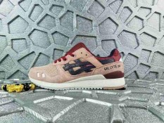 Fashion Breathable Running Shoes Gel Lyte III Slow Running Sneakers Men''s and Women's size 36-45 Casual Sports Footwear H62RQ-0533 (Pink/Red) - intl