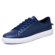 Modis Di Mana Kain Sepatu Gaya Korea Kets Pria (Biru)
