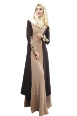 Fashion Wanita Kain Lap Baru Desain Penawaran Khusus Appliques Dewasa Jilbab dan Abayas Malaysia Muslim Wanita Dress-Intl