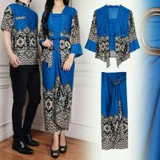 FASHION FLOWER-BAJU COUPLE BAJU PASANGAN BUSANA MUSLIM COUPLE BATIK COUPLE MAULANA-BENHUR (COWOK DAN CEWEK)