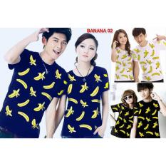 FASHION FLOWER-KAOS PASANGAN | KAOS COUPLE | BAJU COUPLE | COWOK+CEWEK | FASHION COUPLE | BAJU KEMBARAN | KAOS COUPLE FULL BIG BANANA (COWOK DAN CEWEK)