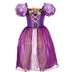 Fashion Gadis Gaun Anak Partai Halloween Gaun Anak Fairy Tale Drama Putri Gaun Umur 2-10 Anak Cosplay Kostum Baju Anak-Ungu-Intl