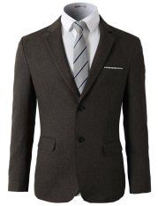 Fashion Korea Style Jas Pria Formal Nikah Double Button FK-69 Hitam