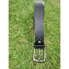 Fashion Laki-Laki Ikat Pinggang Kulit Sabuk Klasik Gaun Kasual Tandai Pinggang Tali Pengikat Belt Hitam- intl