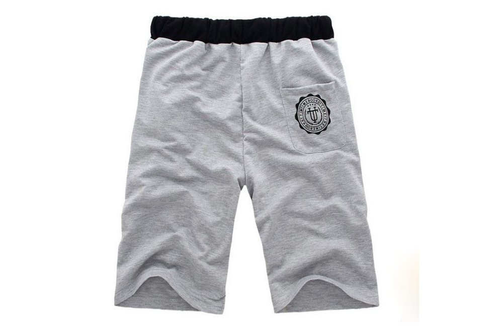 Fashion Pria Celana Pendek Celana Pendek Celana Sport Jogging Celana Casual Grey/L