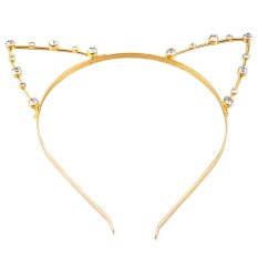 Mode Seksi Pesta Rambut Bando Telinga Kucing Band Karet Rambut With Desain Payet Hiasan Kepala Gadis Mm X 80mm untuk Perhiasan Keemasan