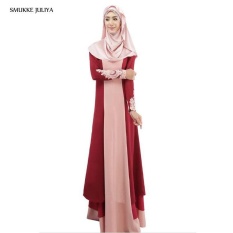 Fashion Disambung Muslim Dress, Big Girl Melayu Pakistan Dress, Hit Warna Xinjiang Nasional Kostum-Intl