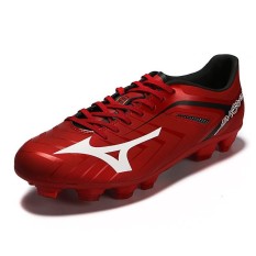 Fashion Sepatu Sepak Bola Musim Panas untuk Mens dan Womens MIZUNO Basara 001 TC-Mens Boots FG Soccer Sneakers Ukuran 39 -45 (merah/Putih) -Intl