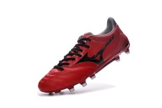 Fashion Sepatu Sepak Bola Musim Panas untuk Mens dan Womens Mizuno MORELIA NEO NEO II FG Soccer Sneakers Ukuran 39-45 (merah/Hitam) -Intl