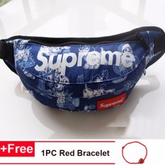 Fashion Supreme Dada Pack Boys Canvas Shoulder Tas Olahraga Pinggang Bag-Intl