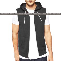 Fashion VEST with Zippper - Darkgrey
